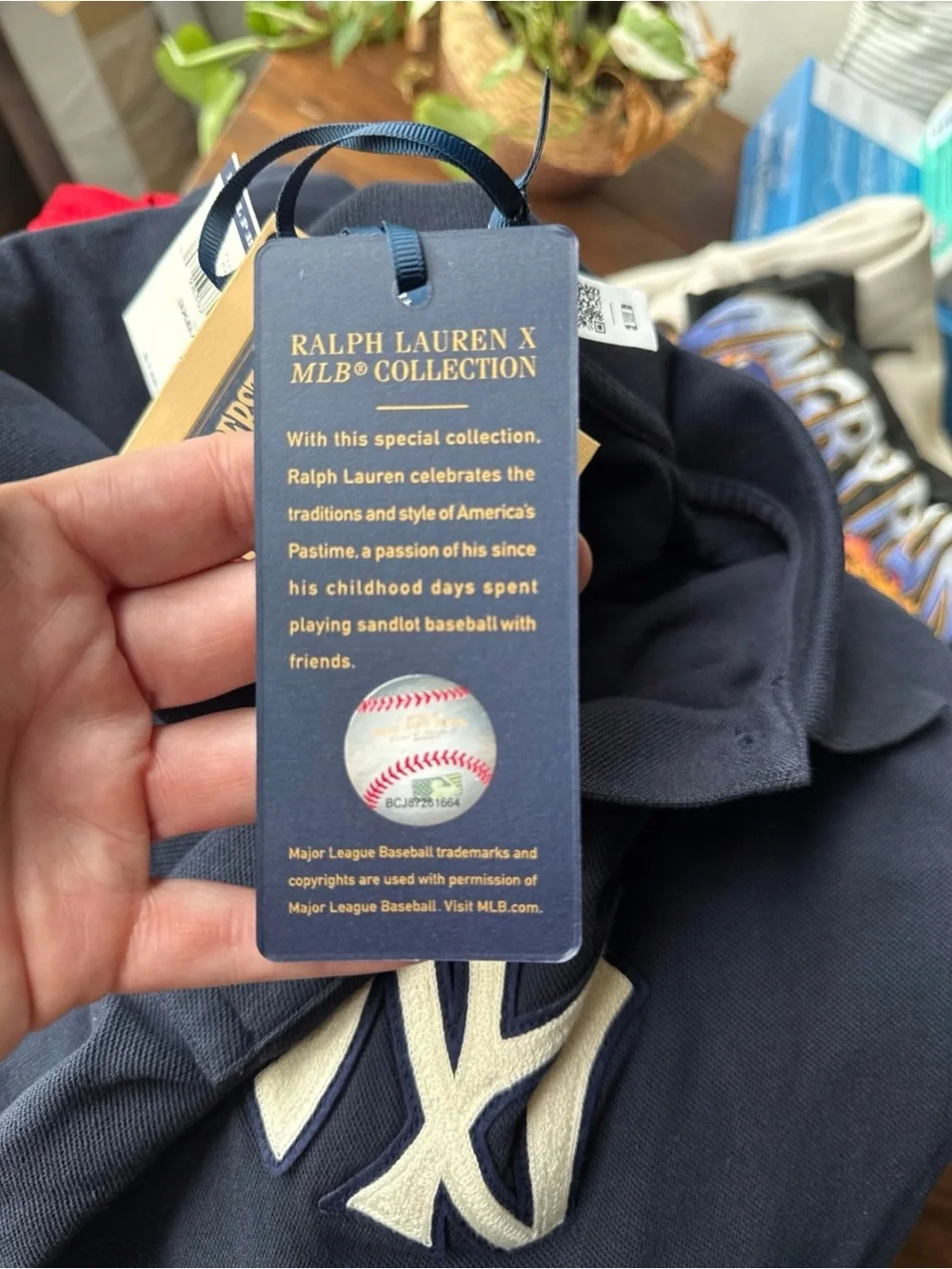 Ralph Lauren Polo Cooperstown Collection   NY Yankees Polo Shirt